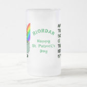 Luck of the Irish custom St Patrick's Beer Mok (Center)