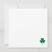 Luck of the Irish Flat Kaart (5,25x5,25) (Achterkant)