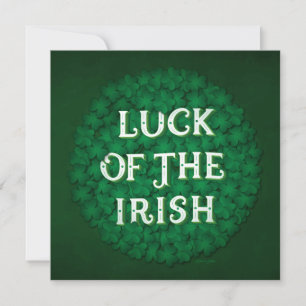 Luck of the Irish Flat Kaart (5,25x5,25)