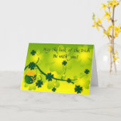Luck of the Irish Kaart (Gele Bloem)