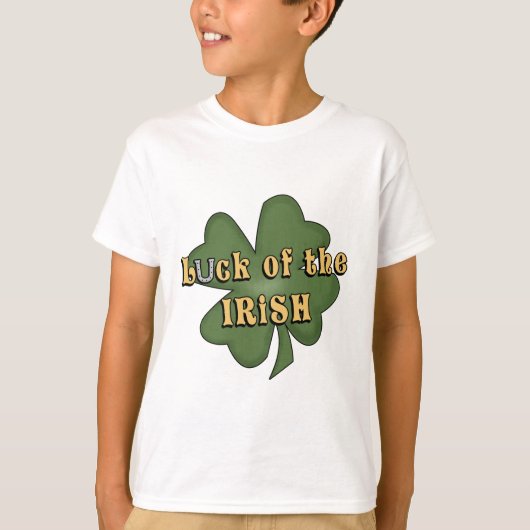 Luck of the Irish kinder t-shirt (Voorkant)