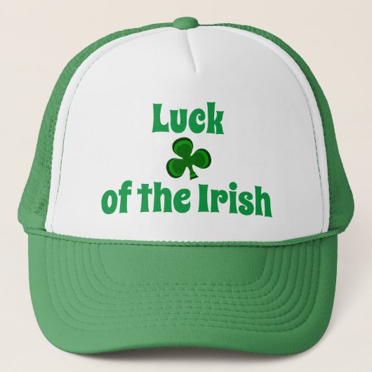 Luck of the Irish & Lucky clover Shamrock Trucker Pet (Voorkant)