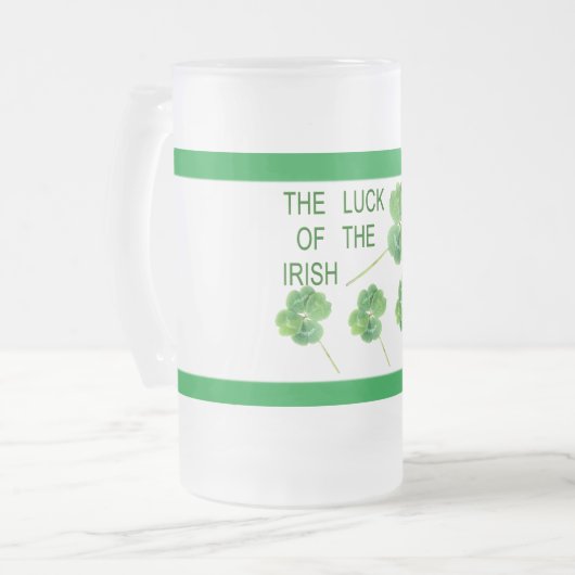 Luck of the Irish - Matglas Bierpul (Voorkant links)