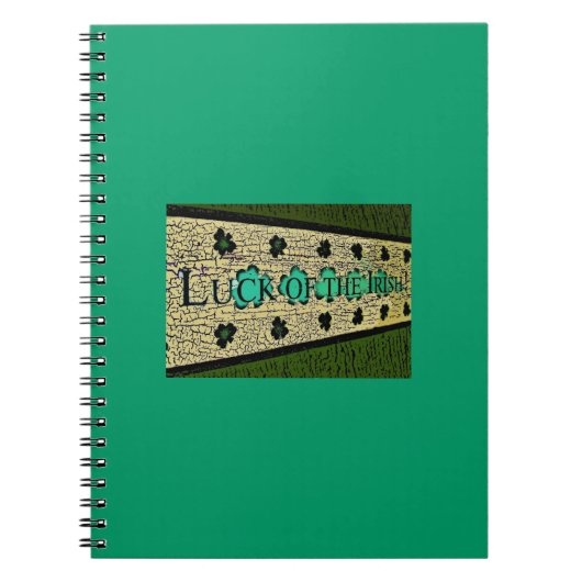Luck of The Irish Notitieboek (Voorkant)