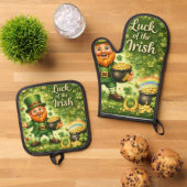 Luck of the Irish Pot Holder Set  (Top down)
