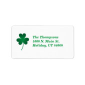 Luck of the Irish / Return Address Labels (Voorkant)