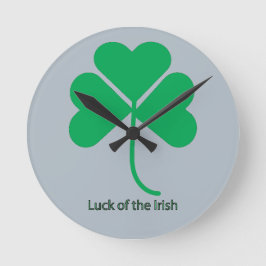 Luck of the Irish Ronde Klok
