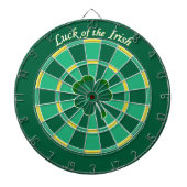 Luck of the Irish Shamrock Dartboard Dartbord (Voorkant)