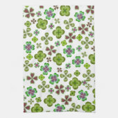 Luck of the Irish Shamrocks Kitchen Towel Theedoek (Verticaal)