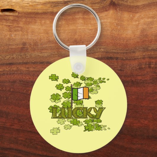 Luck of the Irish Sleutelhanger (Voorkant)
