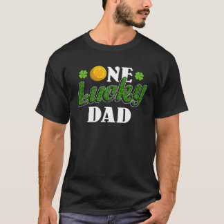 Luck of the Irish St Patrick s Day One Lucky Dad T-shirt
