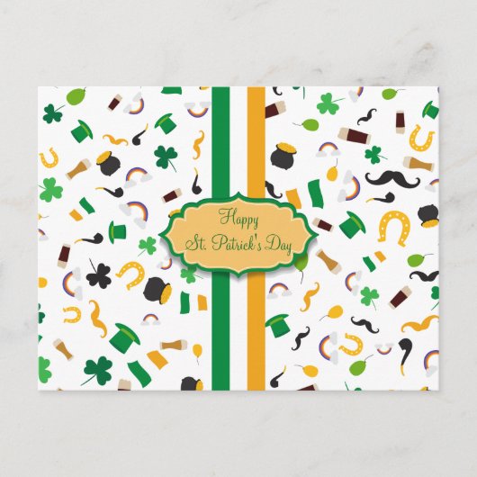 Luck of the Irish- St. Patrick's day irish items Briefkaart (Voorkant)