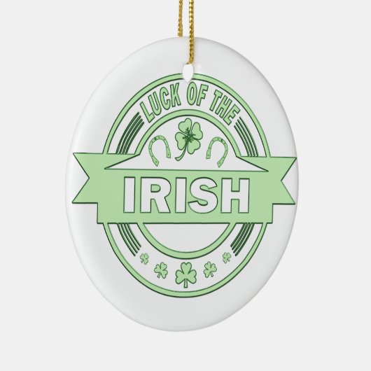 Luck of the Irish St Patrick's day Keramisch Ornament (Rechts)