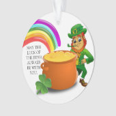 Luck of the Irish St Patricks Day Ornament (voorkant)