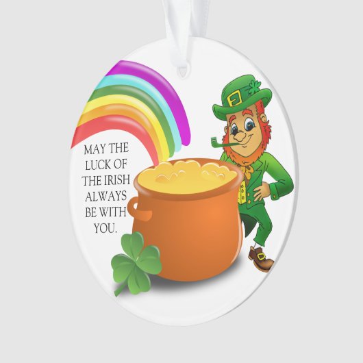 Luck of the Irish St Patricks Day Ornament (voorkant)