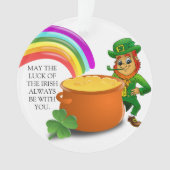 Luck of the Irish St Patricks Day Ornament (voorkant)