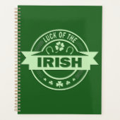 Luck of the Irish St Patrick's day Planner (Voorkant)