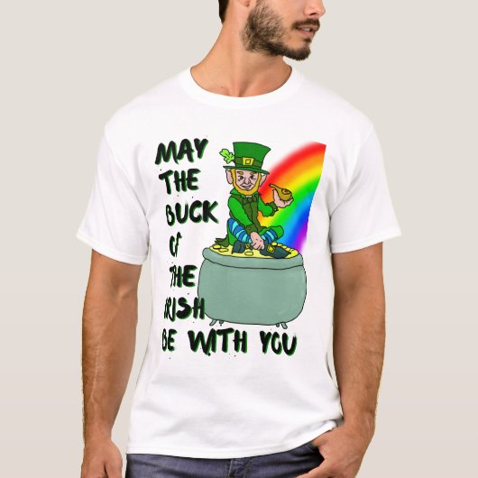 Luck of the Irish St. Patrick's Day T-shirt (Voorkant)