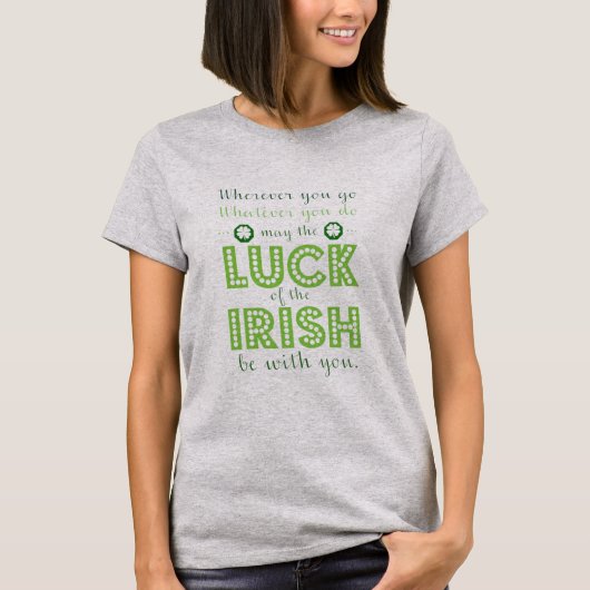 Luck of the Irish T-shirt (Voorkant)