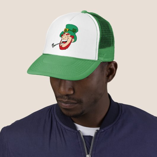 Luck of the Irish Trucker Hat Trucker Pet (In situ)