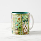 Luck of the Irish Tweekleurige Koffiemok (Voorkant rechts)