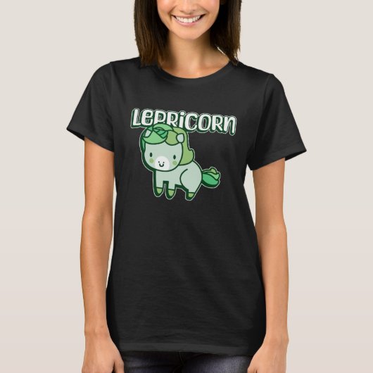 Luck of the Irish Unicorn St. Patrick's Day Lapric T-shirt (Voorkant)