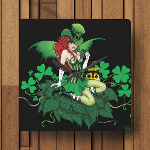 Luck of the Irish Vierkante Klok