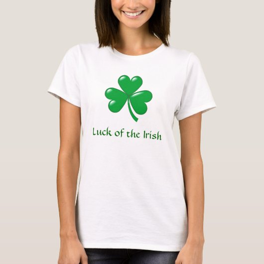 Luck of the Irish women's shirt (Voorkant)
