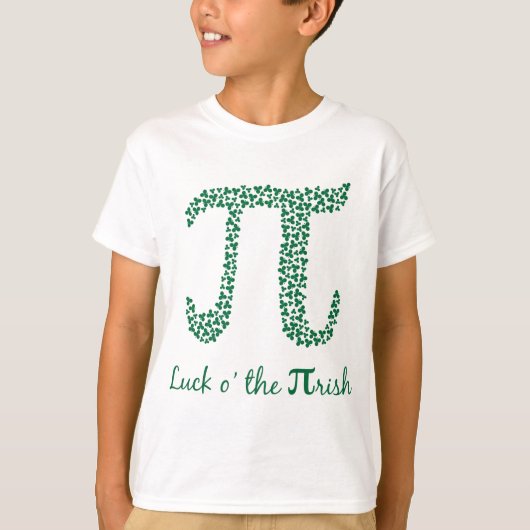 Luck o's the Pi-rish T-shirt (Voorkant)
