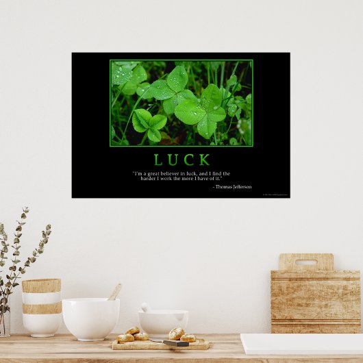 Luck Poster (Keuken)