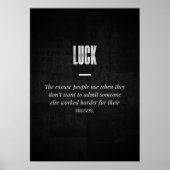 Luck Poster (Voorkant)