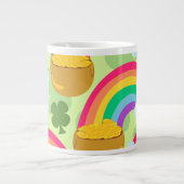 Luck Pot O Gold Pattern Grote Koffiekop (Voorkant)