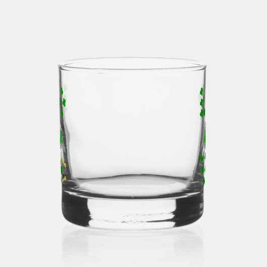 Luck Shamrock Dublin Day Hoefijzer Iers Whisky Glas (Rechts)