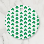 Luck Shamrock St. Patrick's Day Bedankjes Labels (Achterkant)