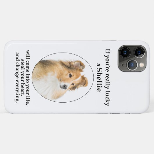 Luck Sheltie Smartphone Hoesje (Achterkant (horizontaal))