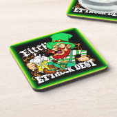 Luck van The Irish St Patricks Day. Bestel nu Bier Onderzetter (Linkerzijde)