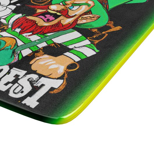 Luck van The Irish St Patricks Day. Bestel nu Snijplank (Hoek)