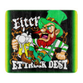 Luck van The Irish St Patricks Day. Bestel nu Snijplank (Voorkant)