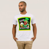 Luck van The Irish St Patricks Day. Bestel nu T-shirt (Voorkant volledig)