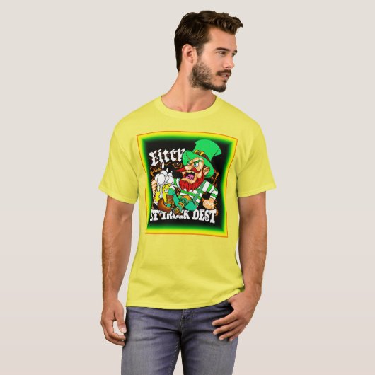 Luck van The Irish St Patricks Day. Bestel nu T-shirt (Voorkant volledig)