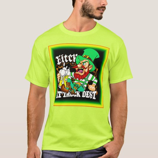 Luck van The Irish St Patricks Day. Bestel nu T-shirt (Voorkant)