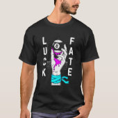 Luck vs Fate 90s Aesthetic Graphic Tee T-shirt (Voorkant)