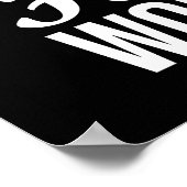 Luck vs Hard Work - Gym, Hustle, Succes Poster (Hoek)