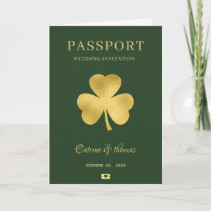 Luck Wedding Destination Passport Wereldkaart