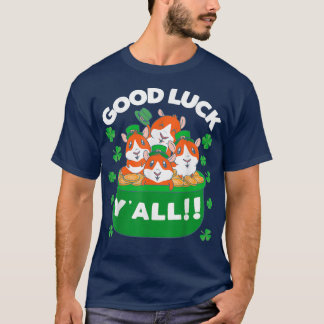 Luck Y'all Lucky Irish Pig Guinea St Patrick' T-shirt