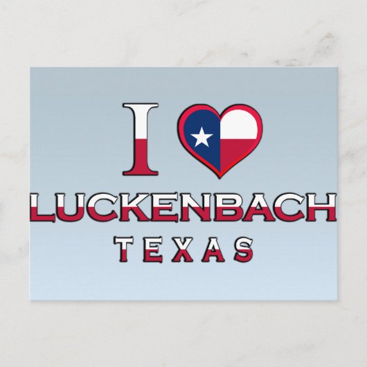 Luckenbach, Texas Briefkaart (Voorkant)