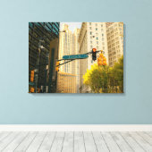 Luckie Street Canvasprint op Spandraam Canvas Afdruk (Insitu (Houten vloer))
