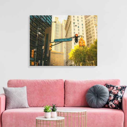 Luckie Street Canvasprint op Spandraam Canvas Afdruk (Insitu (Woonkamer))