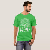 Luckiest 6Th Grade Teacher Ever St Patrick's Day R T-shirt (Voorkant volledig)