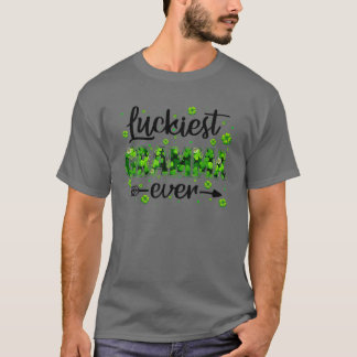 Luckiest Gramma Ever Shamrock St Patrick's Day Iri T-shirt
